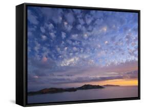 View of Northern Yasawa Island from Matacawalevu Island, Yasawa Chain, Fiji-Michele Falzone-Framed Stretched Canvas