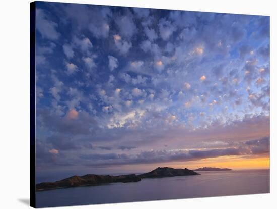 View of Northern Yasawa Island from Matacawalevu Island, Yasawa Chain, Fiji-Michele Falzone-Stretched Canvas