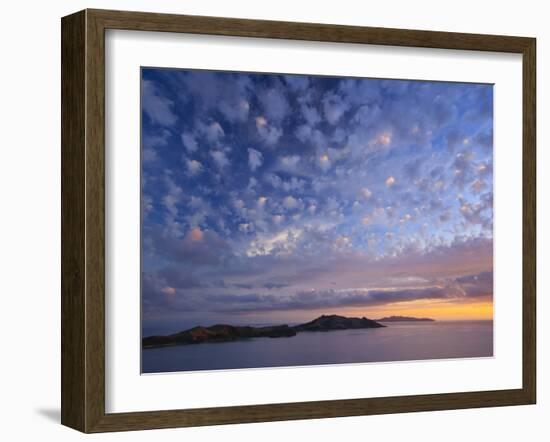 View of Northern Yasawa Island from Matacawalevu Island, Yasawa Chain, Fiji-Michele Falzone-Framed Photographic Print