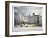 View of Northumberland House and Charing Cross, Westminster, London, 1840-A Legrand-Framed Giclee Print