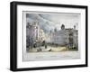 View of Northumberland House and Charing Cross, Westminster, London, 1840-A Legrand-Framed Giclee Print