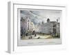 View of Northumberland House and Charing Cross, Westminster, London, 1840-A Legrand-Framed Giclee Print