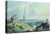 View of Norwich, from Mouseshold Hill, Near the Ruins of Kett's Castle-Charles, II Catton-Stretched Canvas