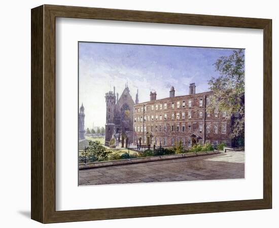 View of nos 3 and 4 Garden Court, Middle Temple, London, 1883-John Crowther-Framed Giclee Print