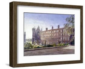 View of nos 3 and 4 Garden Court, Middle Temple, London, 1883-John Crowther-Framed Giclee Print