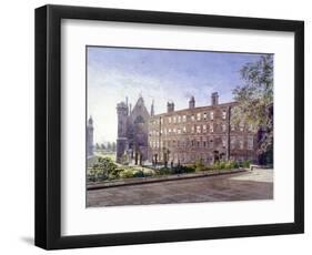 View of nos 3 and 4 Garden Court, Middle Temple, London, 1883-John Crowther-Framed Giclee Print