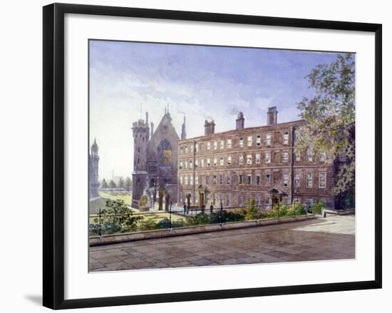 View of nos 3 and 4 Garden Court, Middle Temple, London, 1883-John Crowther-Framed Giclee Print