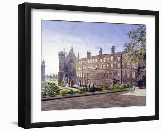 View of nos 3 and 4 Garden Court, Middle Temple, London, 1883-John Crowther-Framed Giclee Print