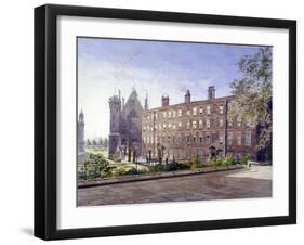 View of nos 3 and 4 Garden Court, Middle Temple, London, 1883-John Crowther-Framed Giclee Print