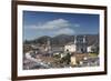 View of Nossa Senhora do Carmo Church and Museu da Inconfidencia, Ouro Preto, UNESCO Site, Brazil-Ian Trower-Framed Photographic Print