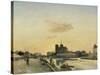 View of Notre Dame, Paris, 1864-Johan-Barthold Jongkind-Stretched Canvas