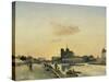 View of Notre Dame, Paris, 1864-Johan-Barthold Jongkind-Stretched Canvas