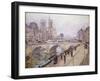 View of Notre Dame, Paris-Fritz Westendorp-Framed Giclee Print