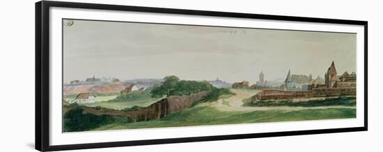 View of Nuremberg, 1496-97-Albrecht Dürer-Framed Giclee Print