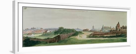 View of Nuremberg, 1496-97-Albrecht Dürer-Framed Giclee Print