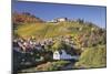 View of Obertsrot at Gernsbach on Castle Eberstein, Black Forest, Baden Wurttemberg, Germany-Markus Lange-Mounted Photographic Print