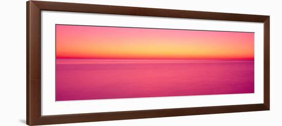 View of Ocean at Sunset, Cape Cod, Massachusetts, USA-null-Framed Photographic Print