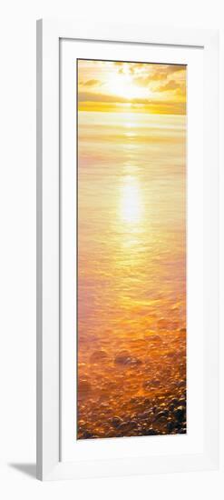 View of Ocean During Sunset, Calumet Park Beach, La Jolla, San Diego, California, Usa-null-Framed Photographic Print