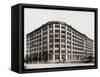 View of Odd Shaped Office Building-null-Framed Stretched Canvas