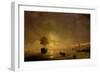 View of Odessa by Moonlight, 1846-Ivan Konstantinovich Aivazovsky-Framed Premium Giclee Print