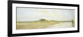 View of Ofanto Valley, 1865-1866-Giuseppe De Nittis-Framed Giclee Print