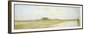 View of Ofanto Valley, 1865-1866-Giuseppe De Nittis-Framed Premium Giclee Print