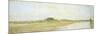 View of Ofanto Valley, 1865-1866-Giuseppe De Nittis-Mounted Premium Giclee Print