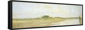 View of Ofanto Valley, 1865-1866-Giuseppe De Nittis-Framed Stretched Canvas