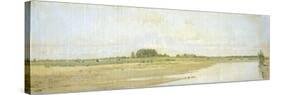 View of Ofanto Valley, 1865-1866-Giuseppe De Nittis-Stretched Canvas