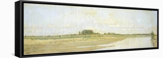 View of Ofanto Valley, 1865-1866-Giuseppe De Nittis-Framed Stretched Canvas