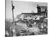 View of Oklahoma Avenue, April 1893-American School-Stretched Canvas