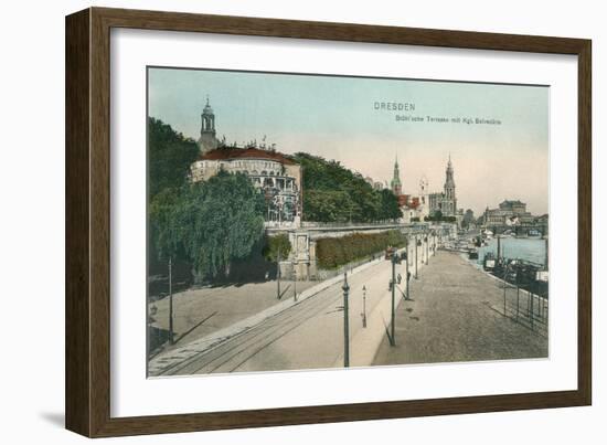 View of Old Dresden, Germany-null-Framed Art Print