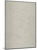 View of Old Houses in Chancery Lane, 1853-Thomas Hosmer Shepherd-Mounted Giclee Print