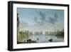 View of Old London Bridge from the West-Claude de Jongh-Framed Giclee Print