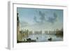 View of Old London Bridge from the West-Claude de Jongh-Framed Giclee Print