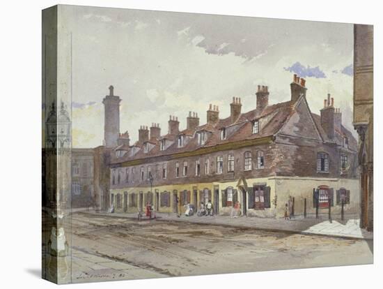 View of Old Pye Street, Westminster, London, 1883-John Crowther-Stretched Canvas