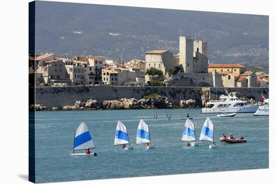 View of Old Town and Bay-Stuart Black-Stretched Canvas