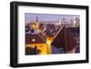 View of Old Town at Dusk, from Toompea, Tallinn, Estonia-Peter Adams-Framed Photographic Print