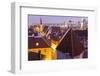 View of Old Town at Dusk, from Toompea, Tallinn, Estonia-Peter Adams-Framed Photographic Print