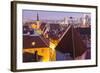 View of Old Town at Dusk, from Toompea, Tallinn, Estonia-Peter Adams-Framed Photographic Print