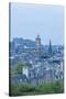 View of Old Town from Calton Hill-Guido Cozzi-Stretched Canvas