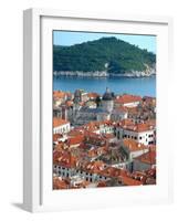 View of Old Town from City Wall, Dubrovnik, Croatia-Lisa S. Engelbrecht-Framed Photographic Print