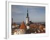 View of Old Town From Toompea, Late Afternoon, Tallinn, Estonia-Walter Bibikow-Framed Photographic Print