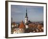 View of Old Town From Toompea, Late Afternoon, Tallinn, Estonia-Walter Bibikow-Framed Photographic Print