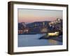 View of Old Town in the Early Evening, UNESCO World Heritage Site, Dubrovnik, Croatia, Europe-Martin Child-Framed Photographic Print