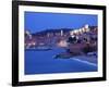 View of Old Town in the Early Morning, UNESCO World Heritage Site, Dubrovnik, Croatia, Europe-Martin Child-Framed Photographic Print