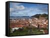 View of Old Town, Laredo, Spain-Walter Bibikow-Framed Stretched Canvas