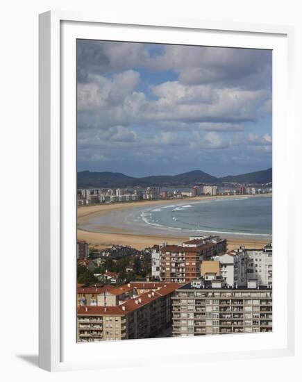 View of Old Town, Laredo, Spain-Walter Bibikow-Framed Premium Photographic Print