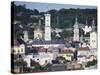 View of Old Town, Lviv, UKraine-Ian Trower-Stretched Canvas