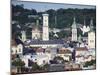 View of Old Town, Lviv, UKraine-Ian Trower-Mounted Photographic Print